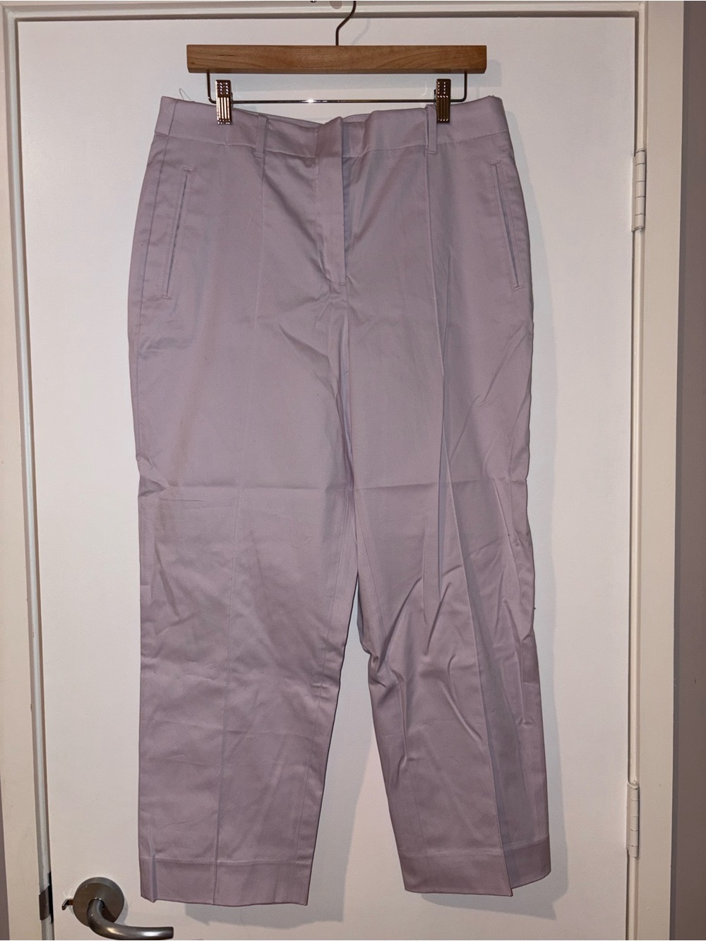 J. Crew Lavender Cotton Pants NWT